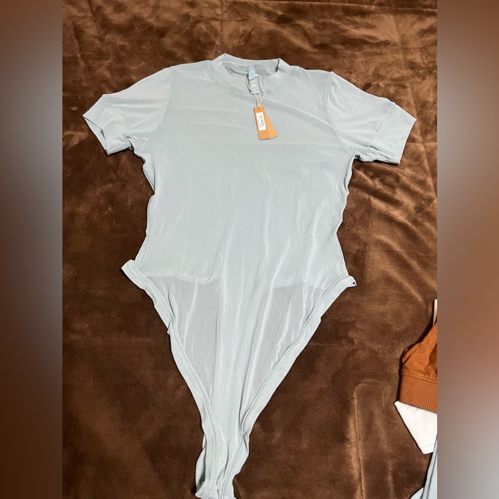 SKIMS Light Gray Shapewear Bodysuit